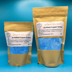 Acidified Copper Sulfate bags