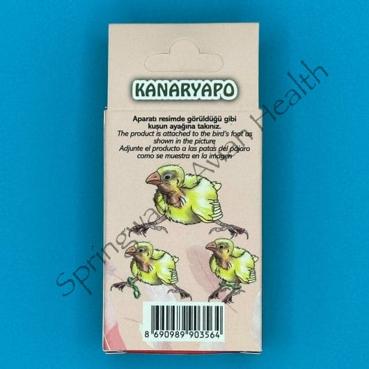 Kanaryapo splay leg treatment box, back side
