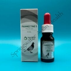 Pantex Panmectine 5 box and bottle with dropper.