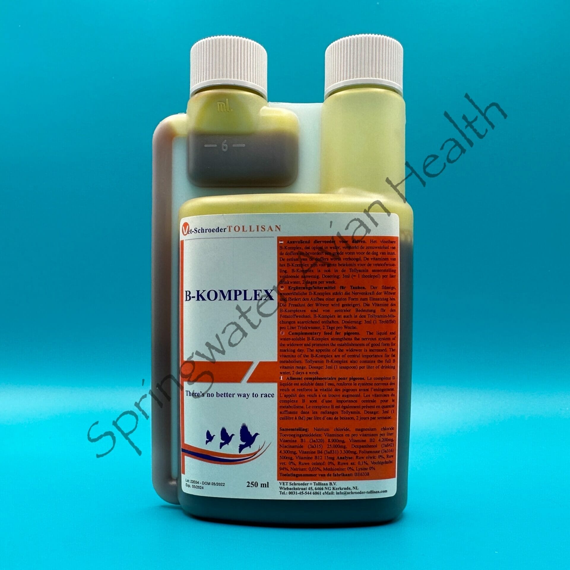 Sel De Bain Pour Pigeons Voyageurs VET SCHROEDER + TOLLISAN - 750 G - Soin Hebdomadaire